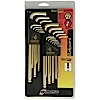 GoldGuard Plated Balldriver  L-wrench Sets - Inch