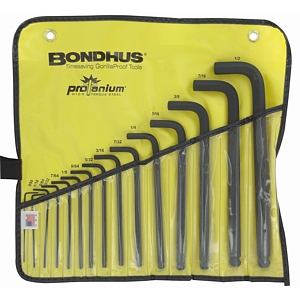 Bondhus 10946 Set of 6 Balldriver L-wrenches sizes 1.5-5mm 
