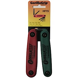 GorillaGrip Fold-up Tool Sets - Bondhus and Felo Tools - German