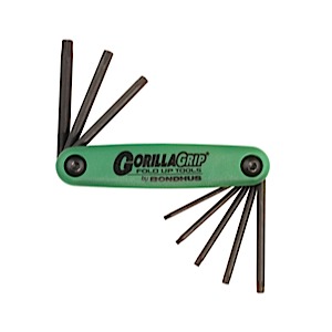 Bondhus 12587 Gorillagrip® 2 to 8mm 7 Piece Hex Key Set 