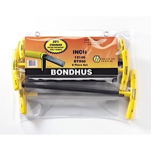Bondhus 13146, Set 6 Balldriver T-Handles 5/32 - 3/8  (1)