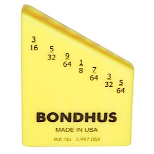 Bondhus 18045, Bondhex Case Holds 7 Tools 5/64 - 3/16 (10)