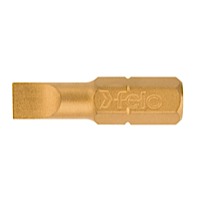 Felo 30916, 1/4 inch Slotted TiN Bit x 1 inch on 1/4 inch Stock (1)